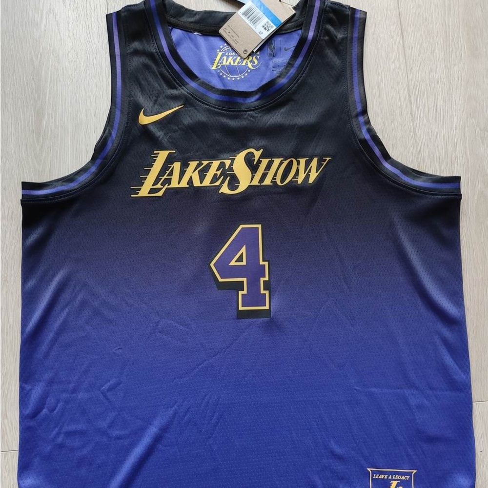 Los Angeles Lakers Dalton Knecht #4 Nike 2024/25 Swingman City Jersey